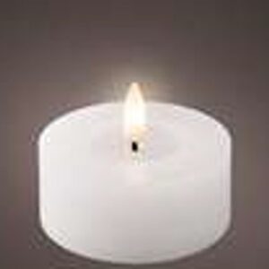 LED theelicht wax wit/warm wit dia 7cm x h6cm